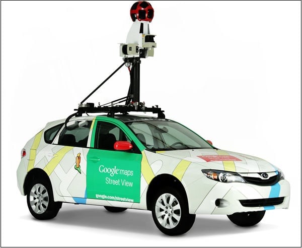 Автомобиль Google Maps с камерой