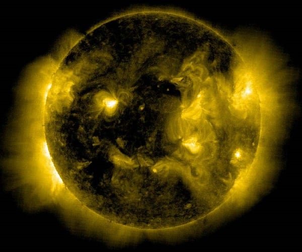 Снимок спутника SOHO