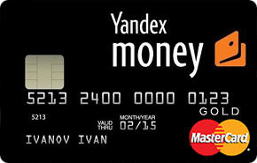 Карта Yandex Money