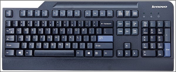 Стандартная клавиатура ПК