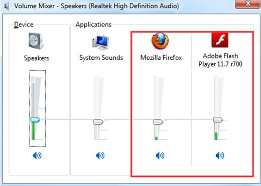 Уровень звука в Adobe Flash
