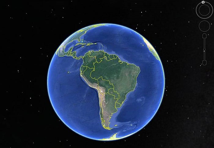 Интерактивная модель планеты Земля