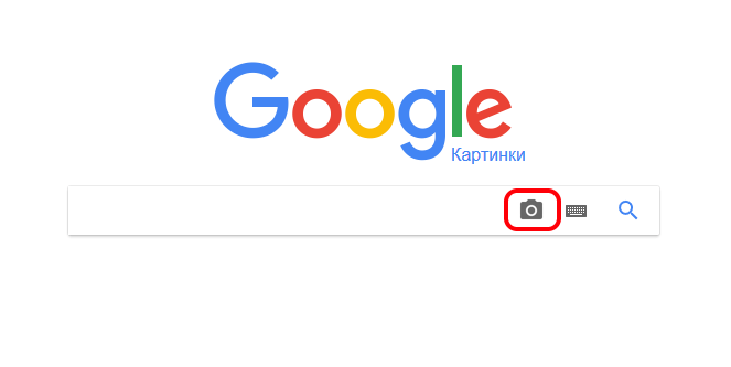 Кнопка загрузки фото Google