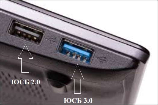 Разъёмы USB 2.0 и 3.0