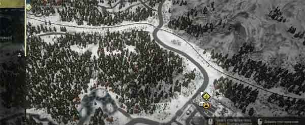 Игровая локация в Snowrunner