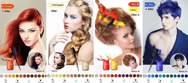 Окрашивание волос в Hair Color Dye