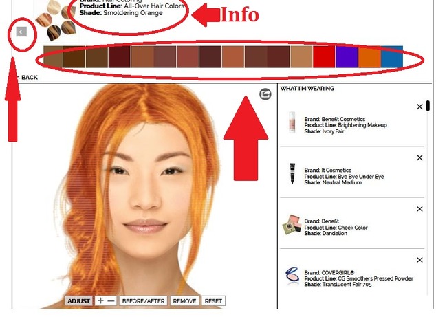 Палитра Hair Coloring