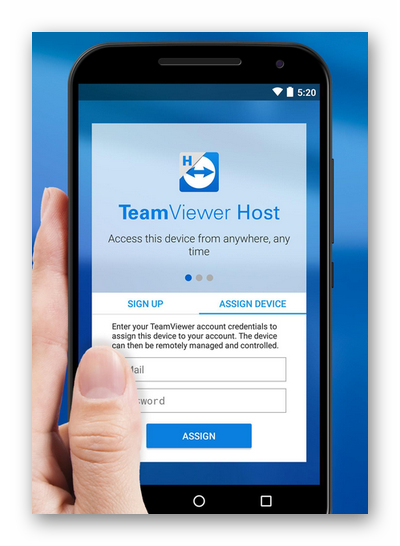 Мобильное приложение TeamViewer