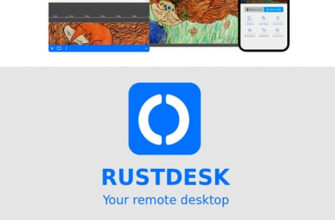 Логотип программы Rustdesk