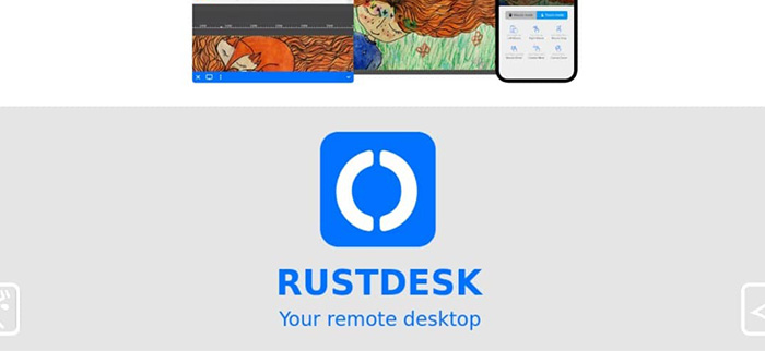Логотип программы Rustdesk