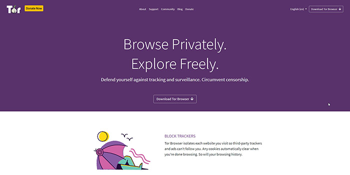 Официальный сайт Tor Browser