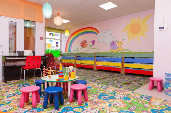 Комната в детском саду