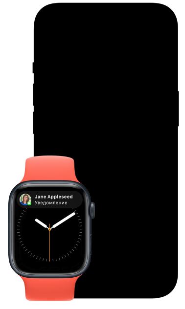 Уведомление на Apple Watch при заблокированном экране iPhone 