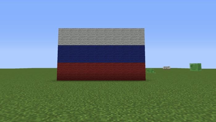 Флаг Россиив Майнкрафте