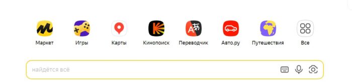 Сервисы Яндекса 